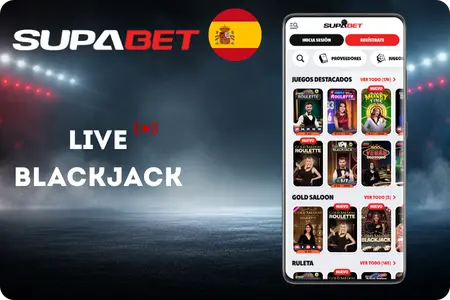 Sala live con más de 80 variantes de blackjack
